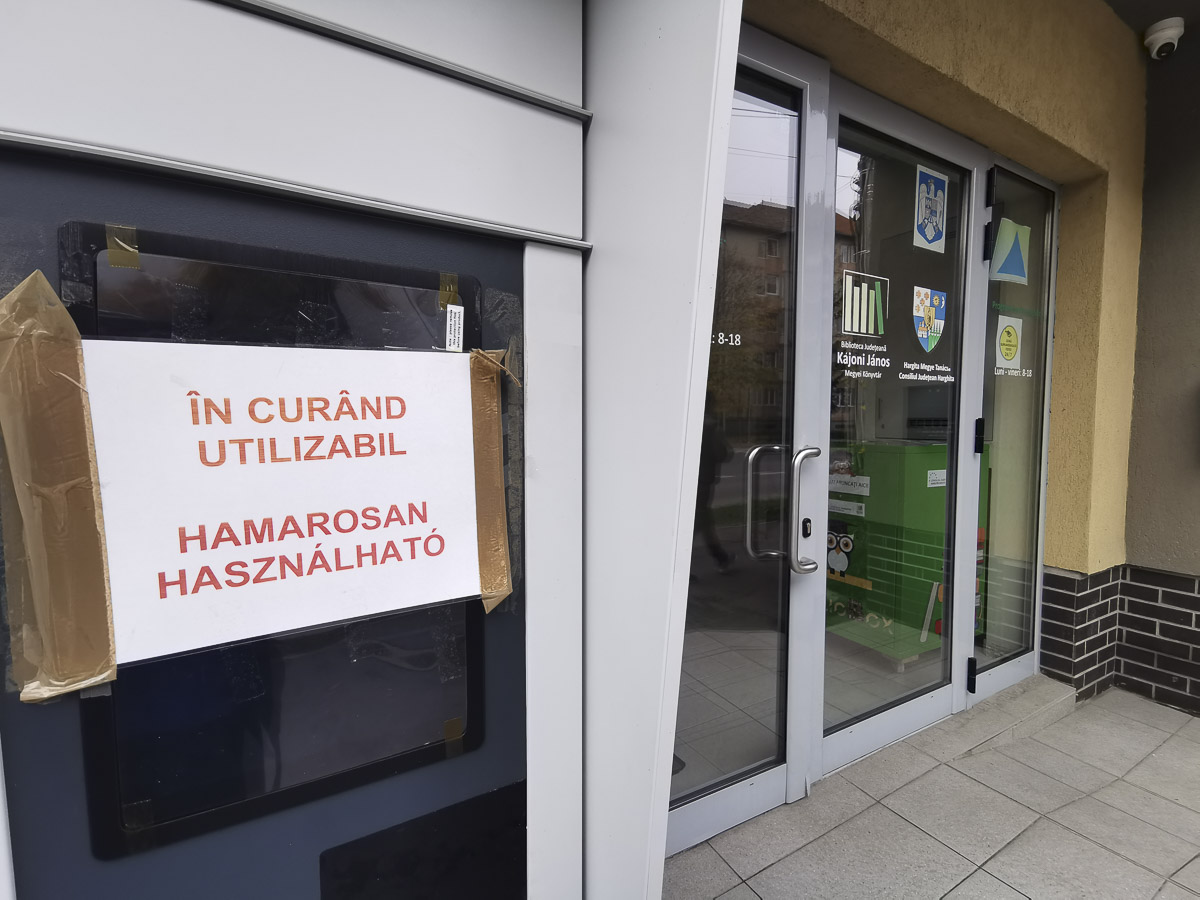 Nem használhatók a könyvautomaták